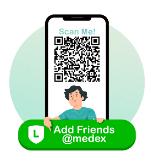 Add Friend Line Medex Web